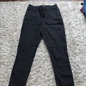 black high waisted jeans